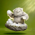 Forest Animal Plush Toy, Soft Fluffy Stuffed Creature Doll, Cute Hugging Pillow Gift for All Ages