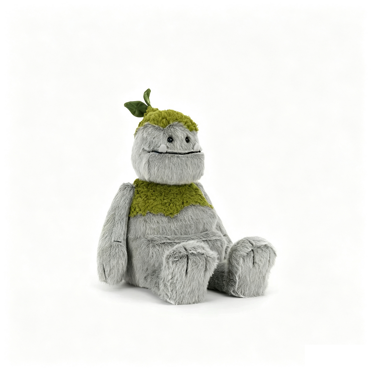 Cute Moss Forest Creature Plush Toy, Soft Fluffy Leaf‑Head Stuffed Monster Doll, Cuddly Collectible Gift for Kids & Plush Lovers