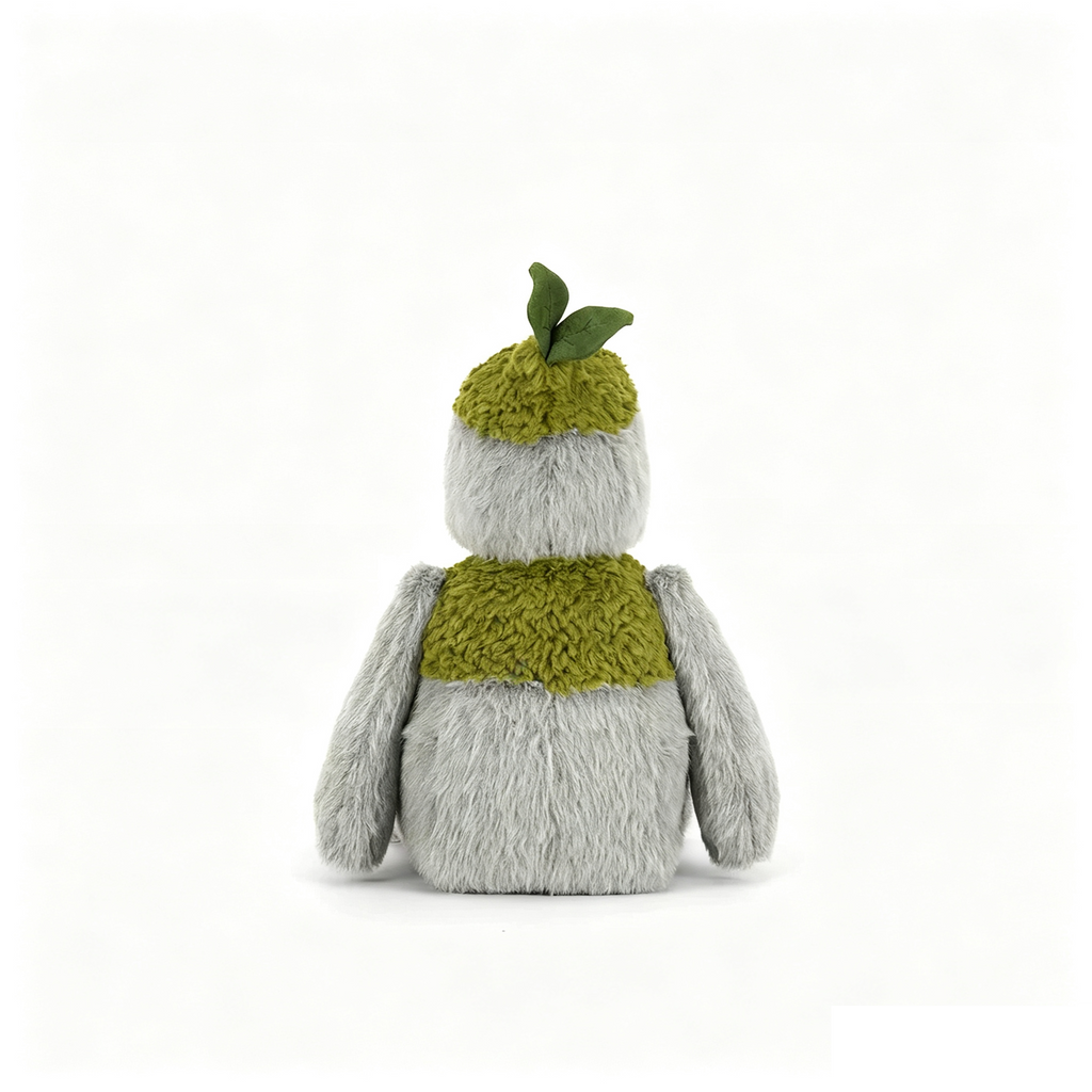 Cute Moss Forest Creature Plush Toy, Soft Fluffy Leaf‑Head Stuffed Monster Doll, Cuddly Collectible Gift for Kids & Plush Lovers