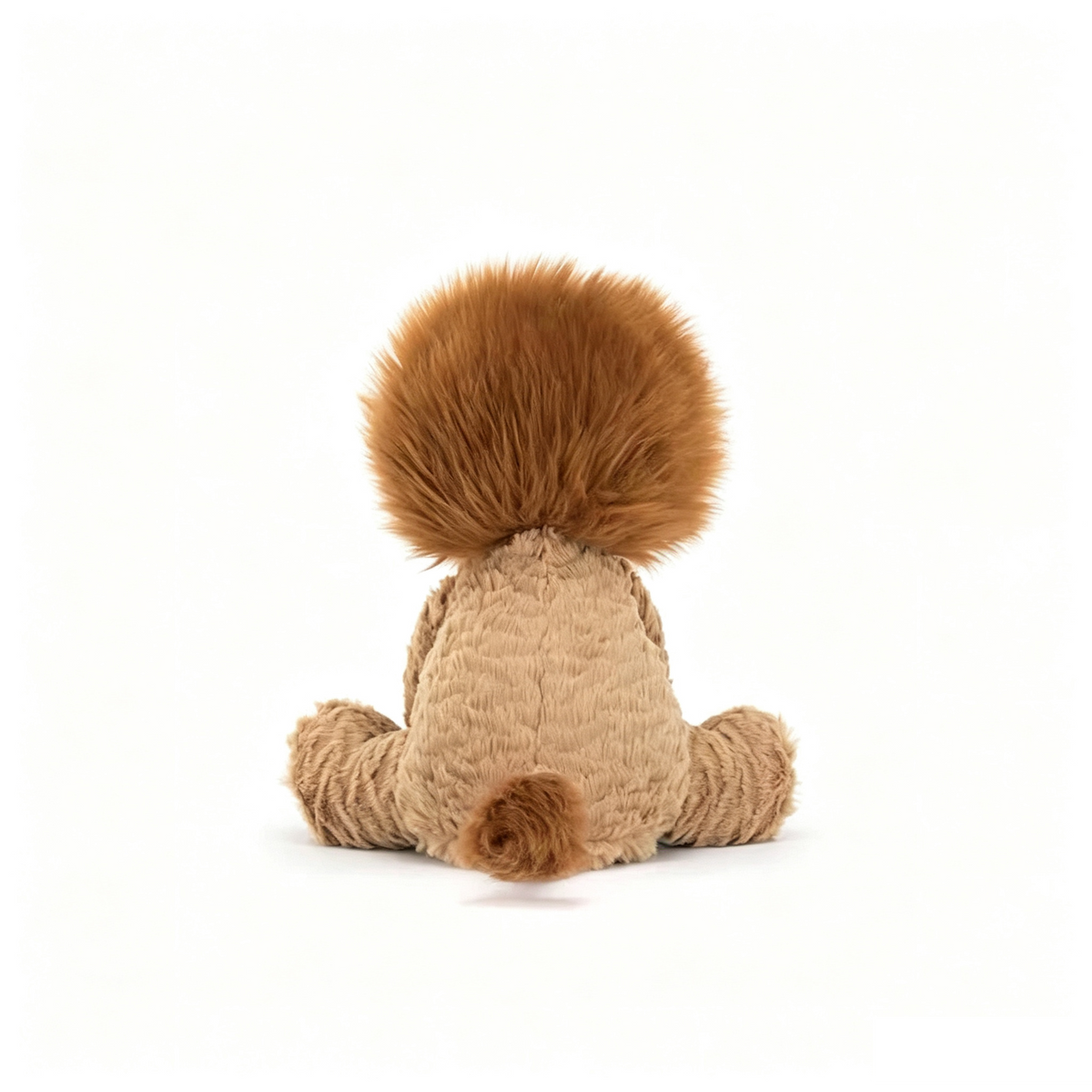 Cute Lion Plush Toy, Soft Fluffy Stuffed Lion Doll, Adorable Sitting Animal Plush Gift for Kids Size 31cm