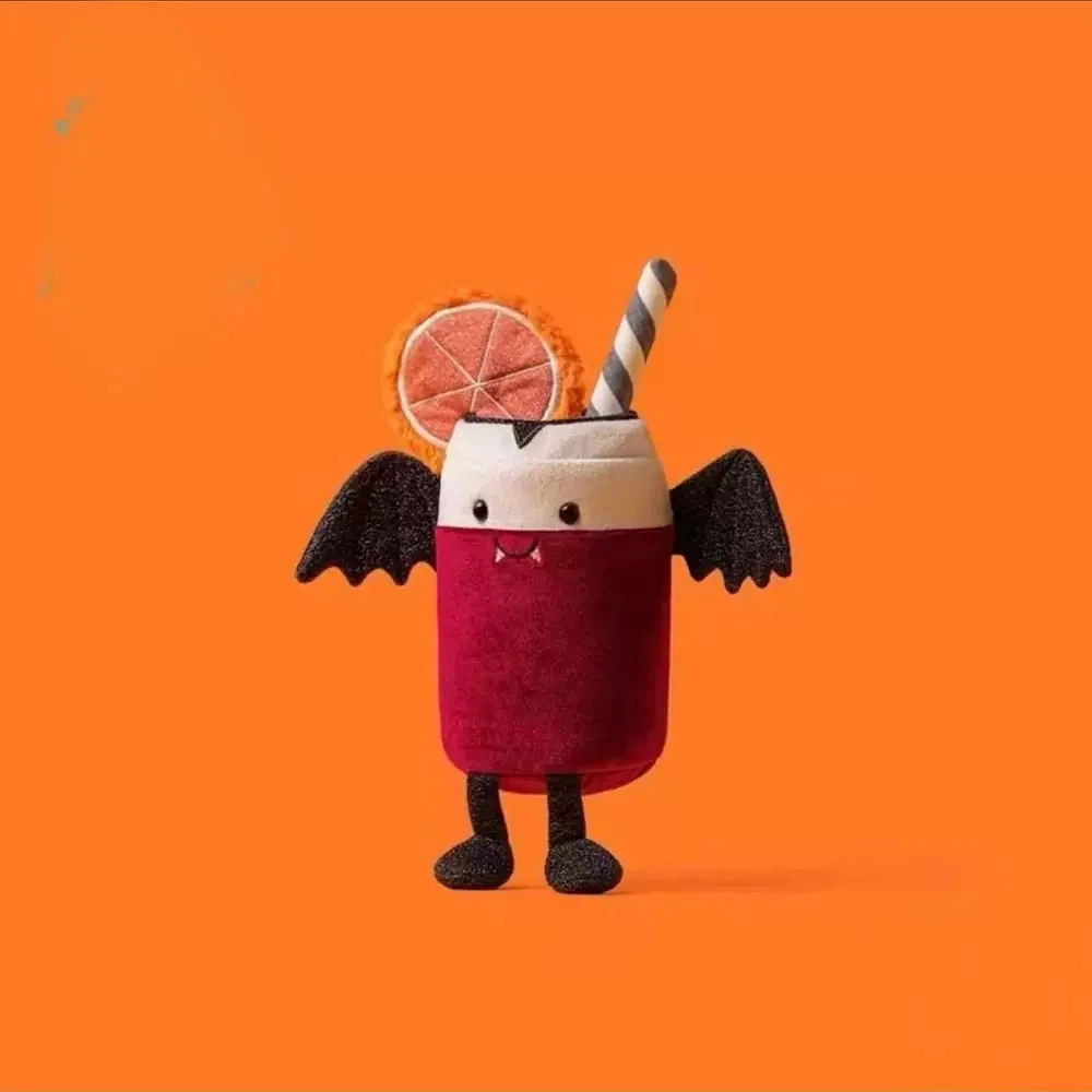 Jellycat Amuseables Vampop Drink Soft Plush Stuffed Drink Toy 18cm Halloween`