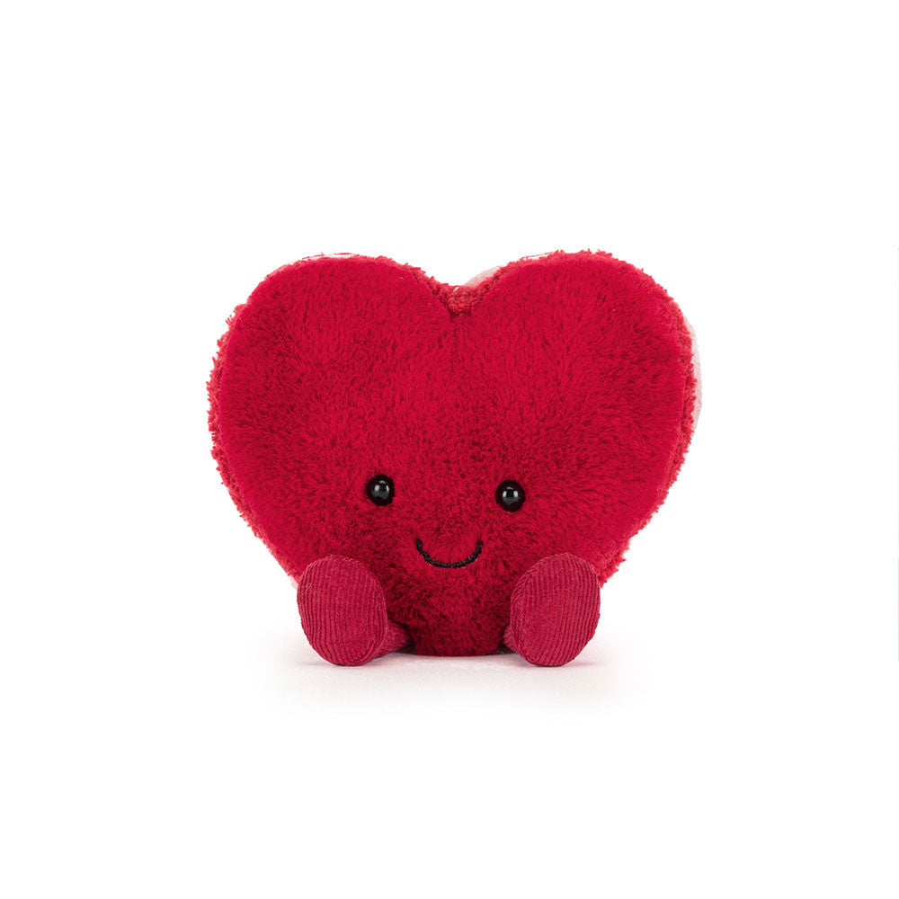 Jellycat Amuseables Colette Heart Macaron Red