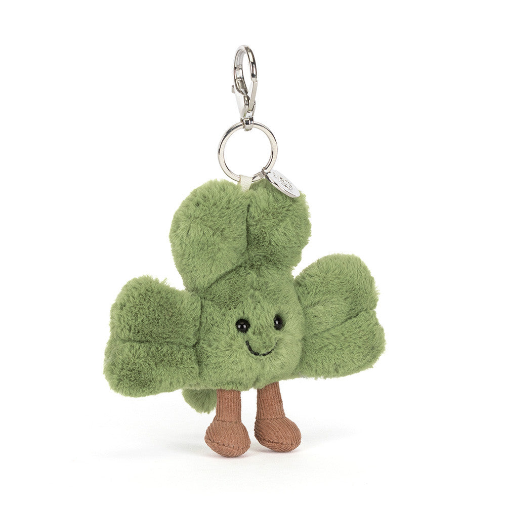Amuseables Shamrock Bag Charm by Jellycat