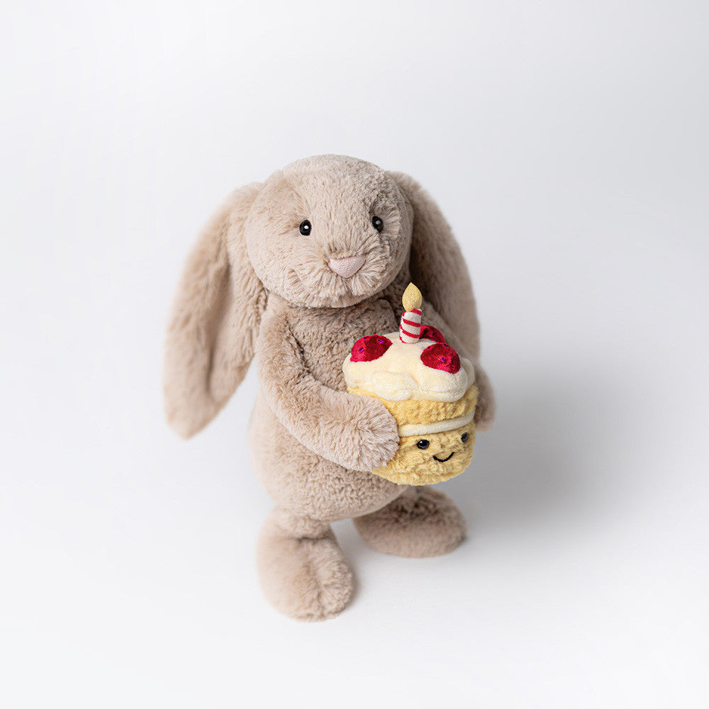 Bashful Beige Bunny Birthday by Jellycat