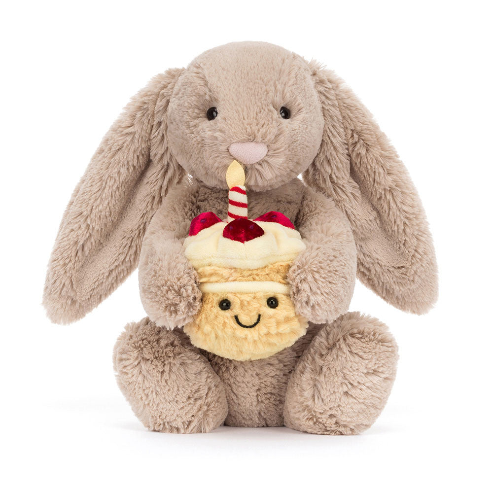 Bashful Beige Bunny Birthday by Jellycat