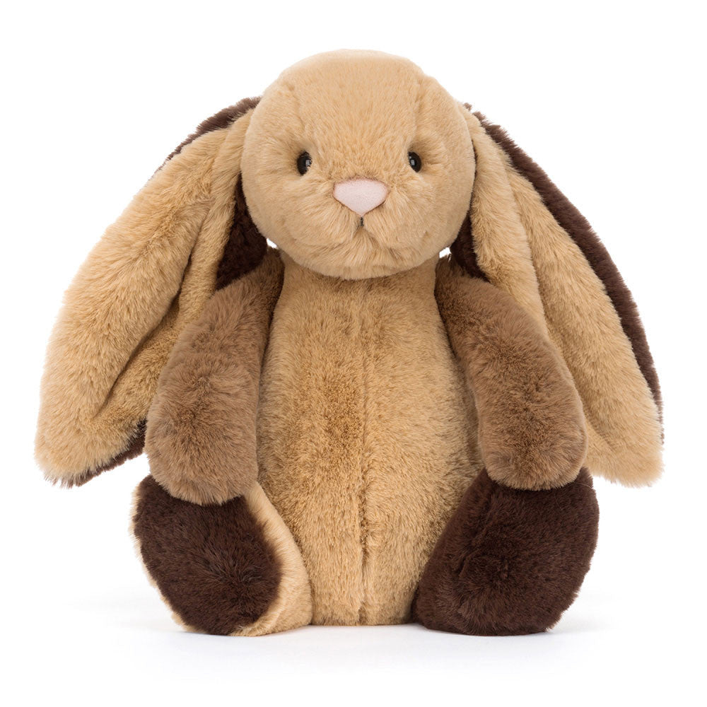 Jellycat Bashful Bunny Patchwork Brown 31cm