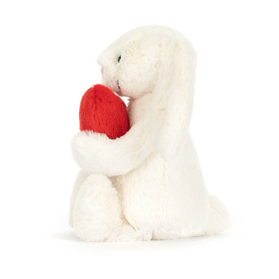 Jellycat Bashful Red Heart Bunny