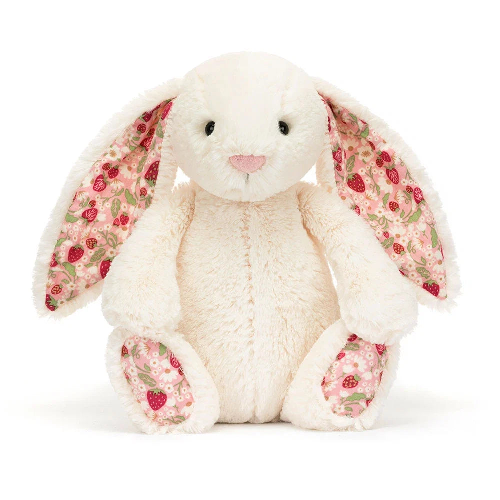 Jellycat Blossom Cream Bunny 'Berry' (Medium)