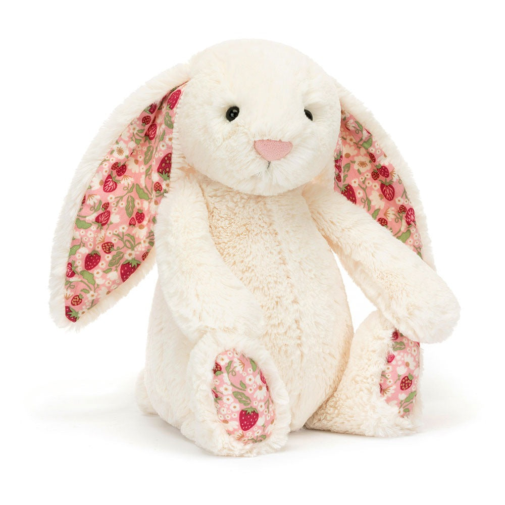 Jellycat Blossom Cream Bunny 'Berry' (Medium)