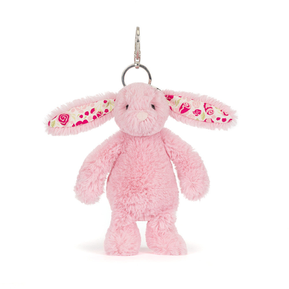 Blushkin Blossom Bunny Bag Charm by Jellycat