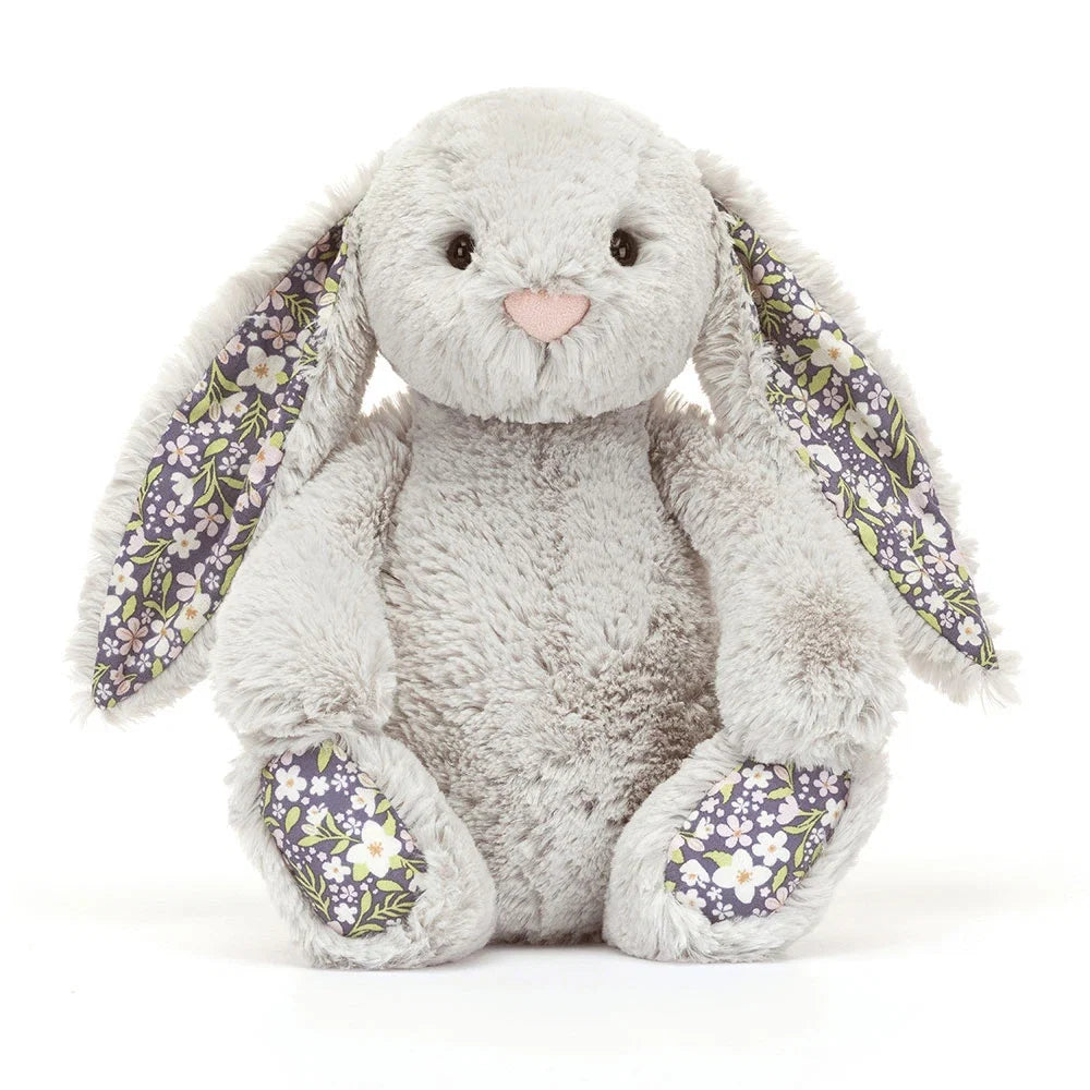 Jellycat Bashful Bunny Blossom Silver Bunny 'Bloom' (Medium)