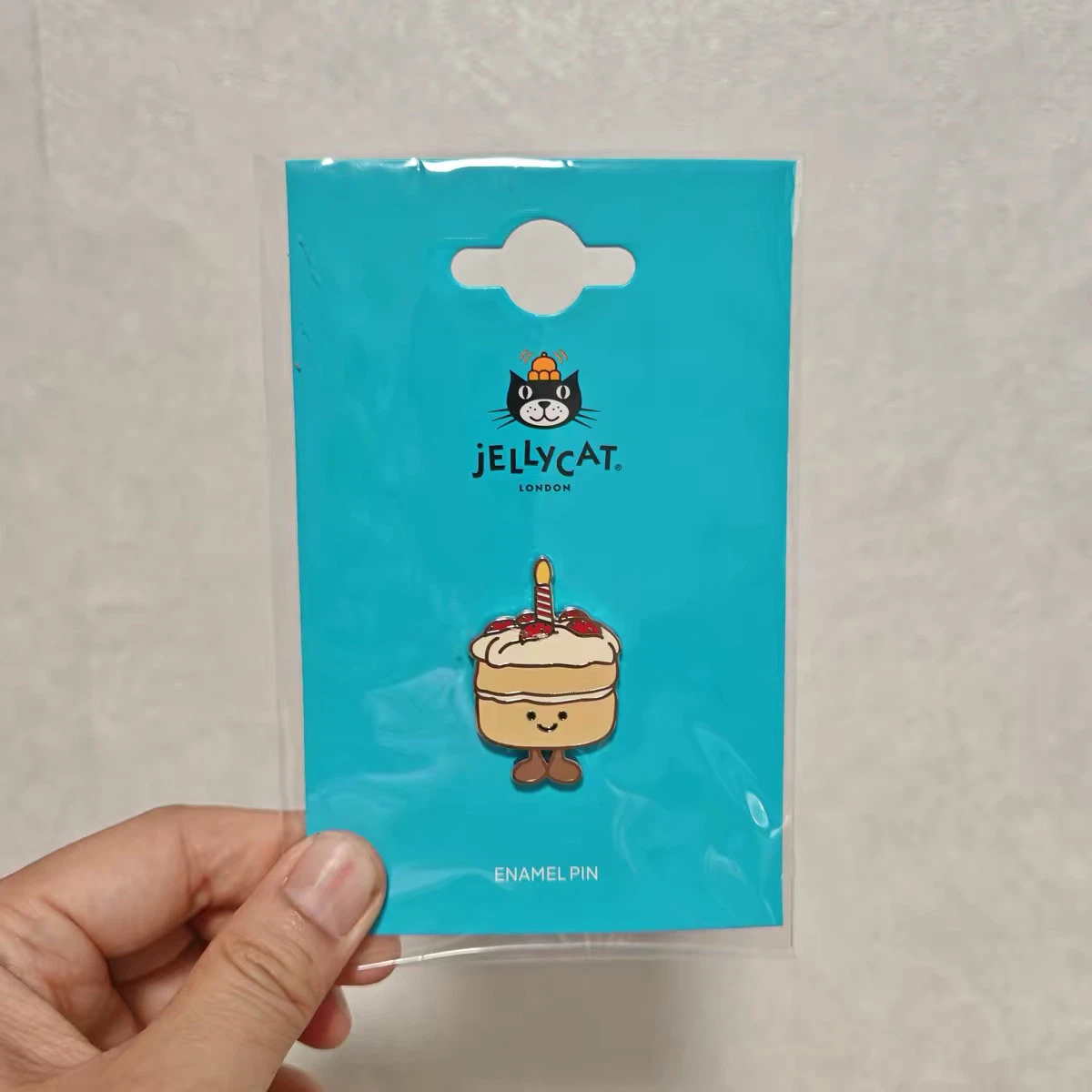 Jellycat Birthday Cake Enamel Pin Badge