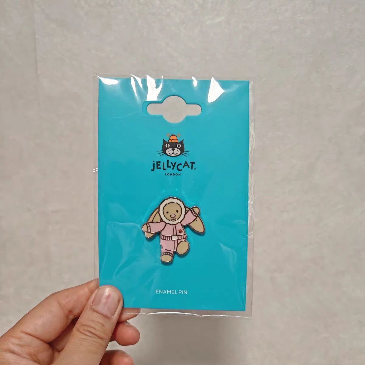 Jellycat Bunny Pajama Enamel Pin Badge