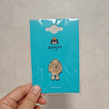 Jellycat Bunny Holding Cake Enamel Pin Badge