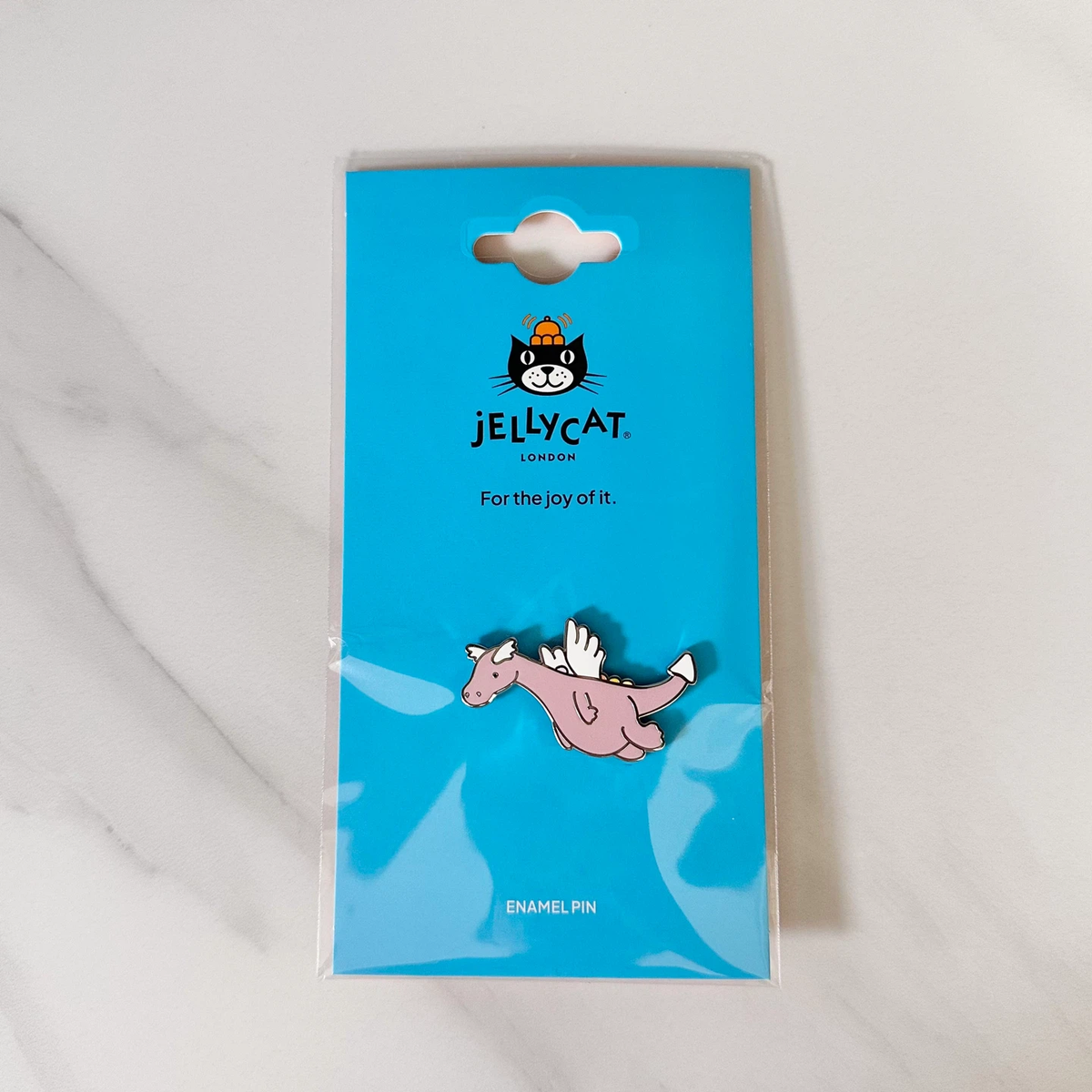 Jellycat Rose Dragon Enamel Pin Badge