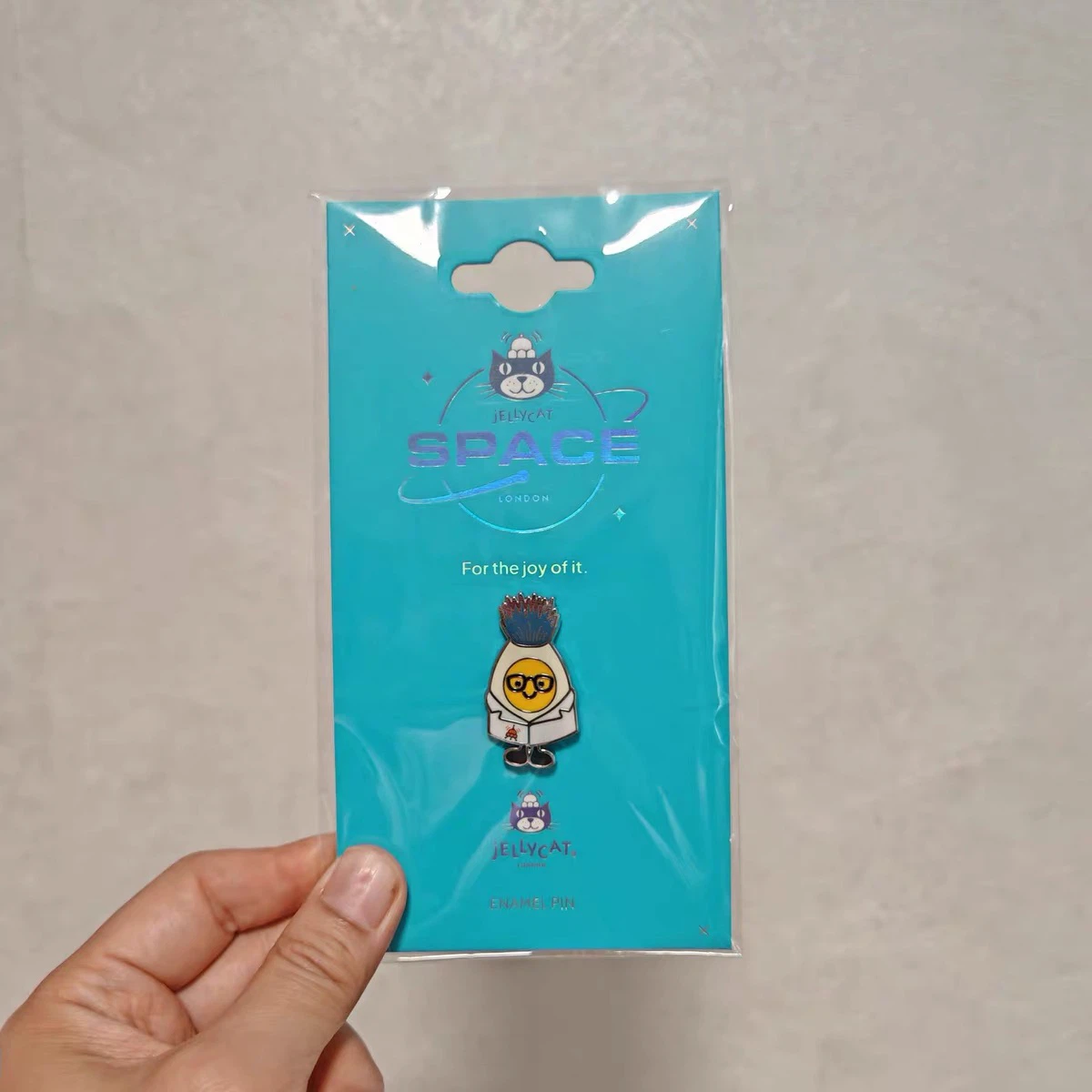 Jellycat Space Scientist Egg Enamel Pin Badge