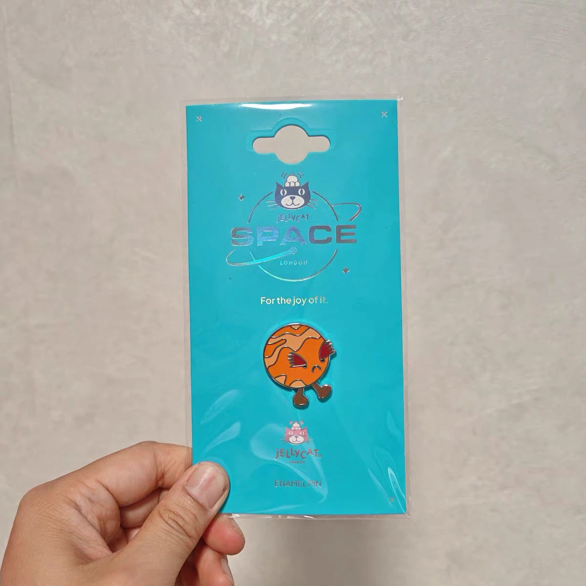 Jellycat Space Planet Mars Enamel Pin Badge