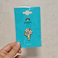 Jellycat Bear Head Enamel Pin Collectible