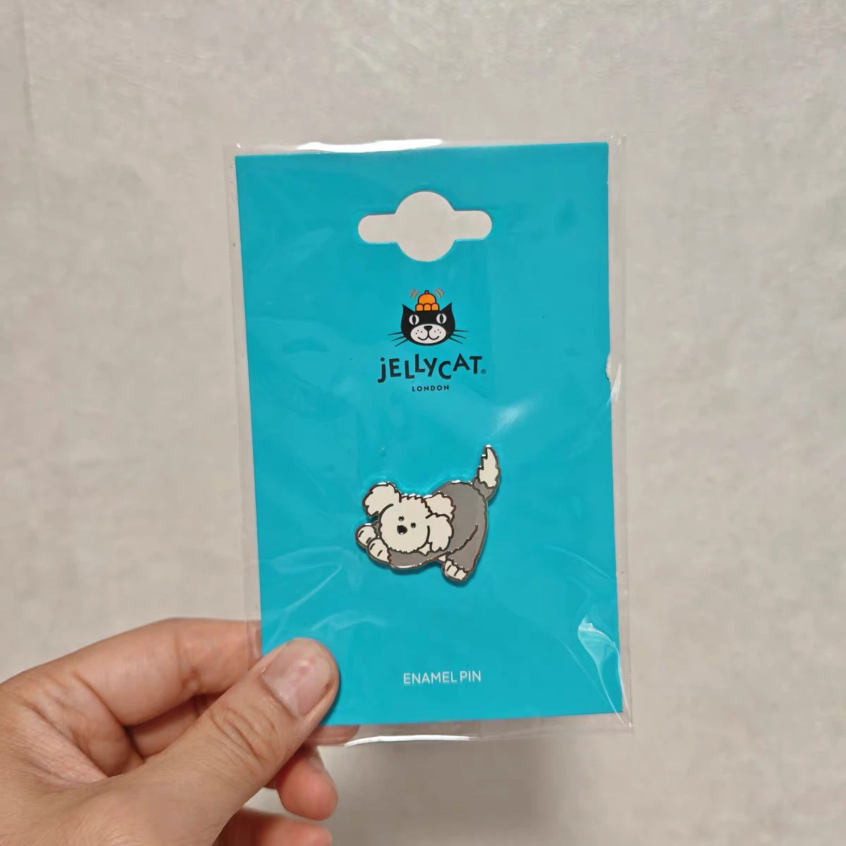 Jellycat Floofie Dog Enamel Pin Collectible