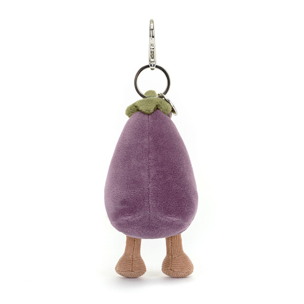 Jellycat Amuseables Eggplant Bag Charm