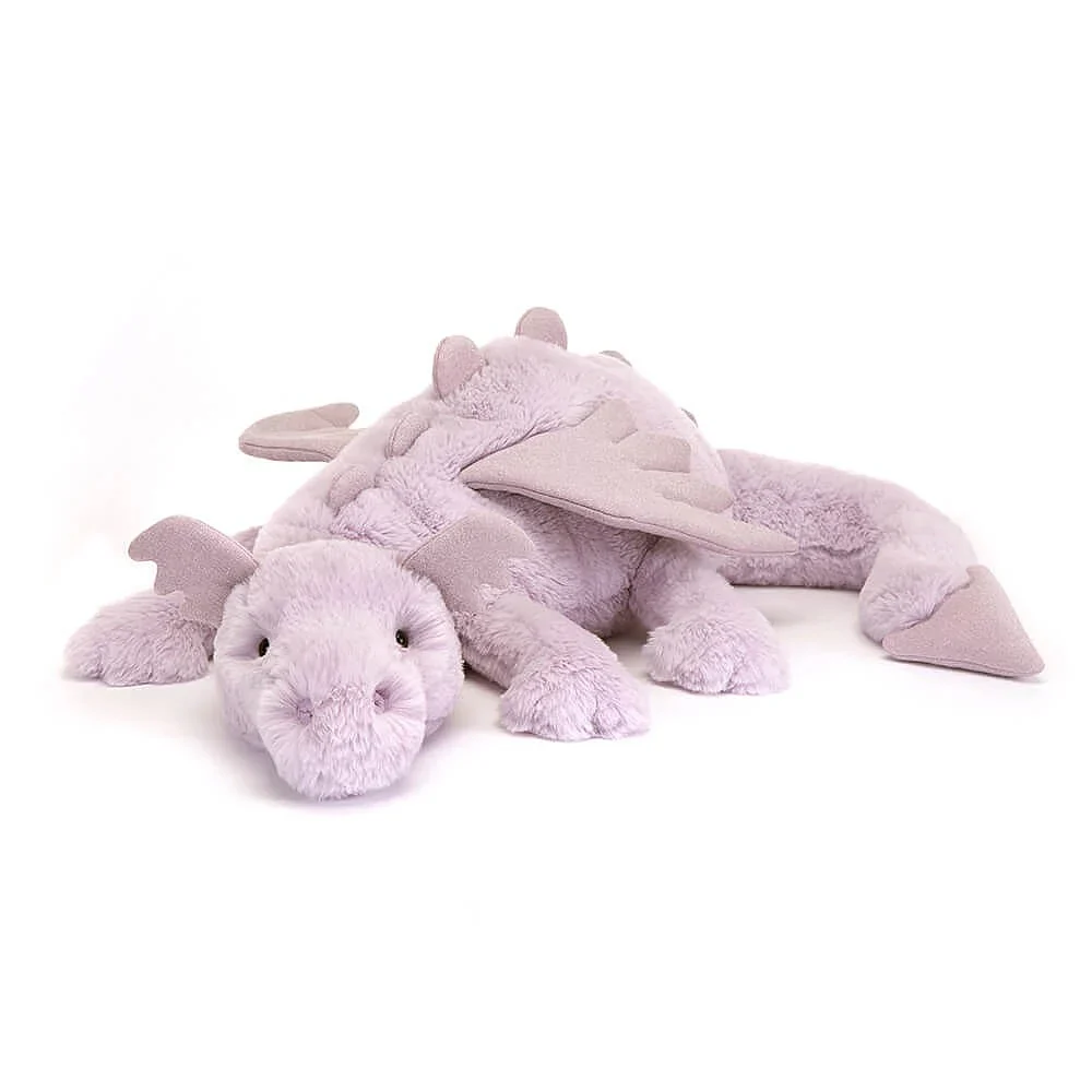 Jellycat   Plush Lavender Dragon 50cm