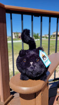 Jellycat Kitten Caboodle Black Soft Plush Rare Retired Stuffed Kitty Toy 10cm（Retired）