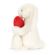 Jellycat Bashful Red Love Heart Bunny