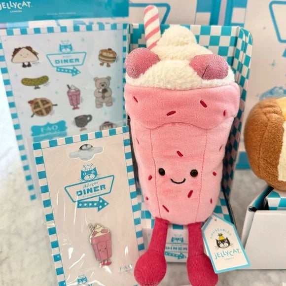 Jellycat Diner Milkshake Full Set